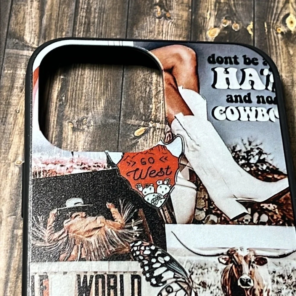 5for$10 Cowgirl IPhone 13 Pro Max Aesthetic Collage Phone Case Cowboy
